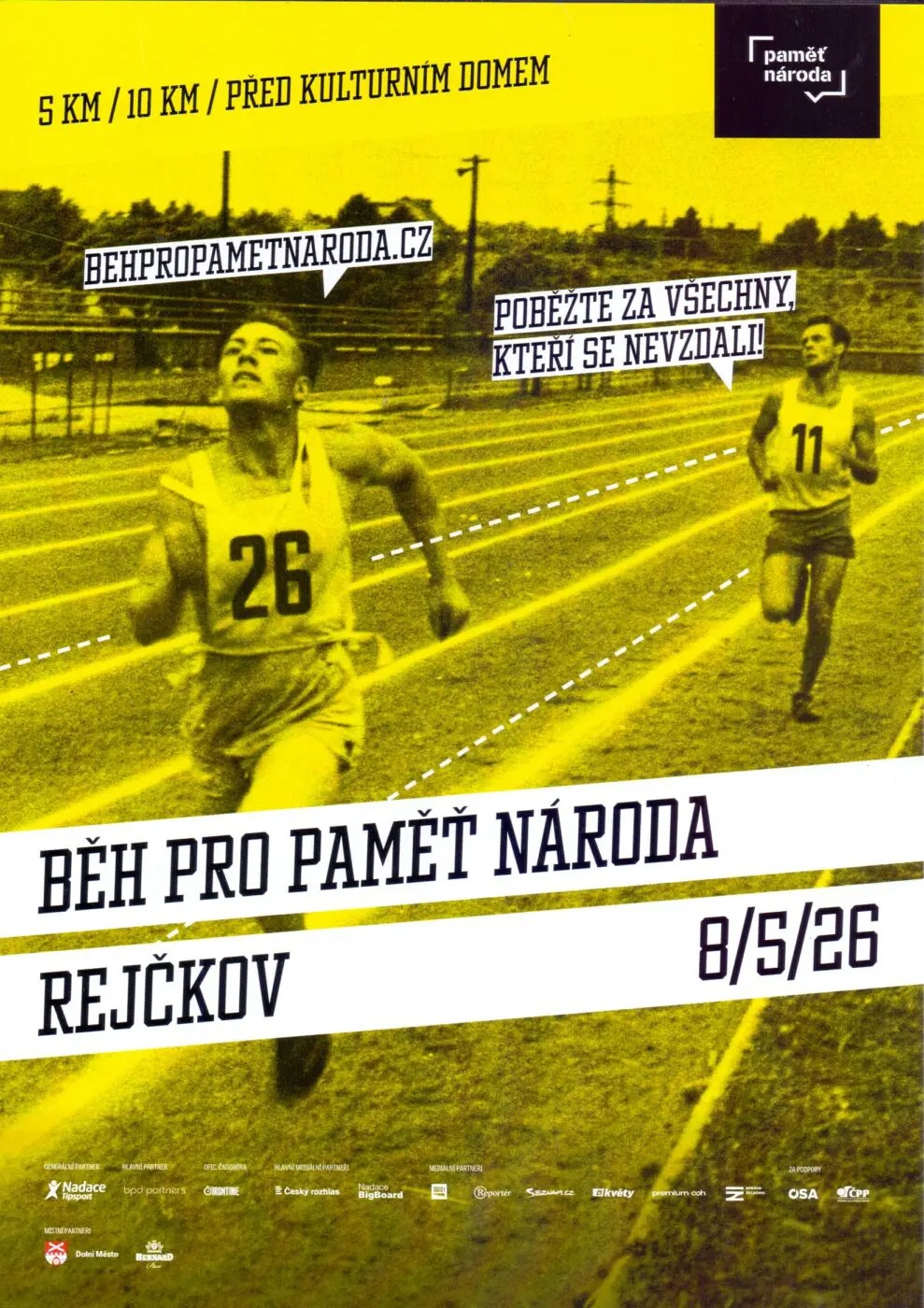 Běh pro Paměť národa 2026