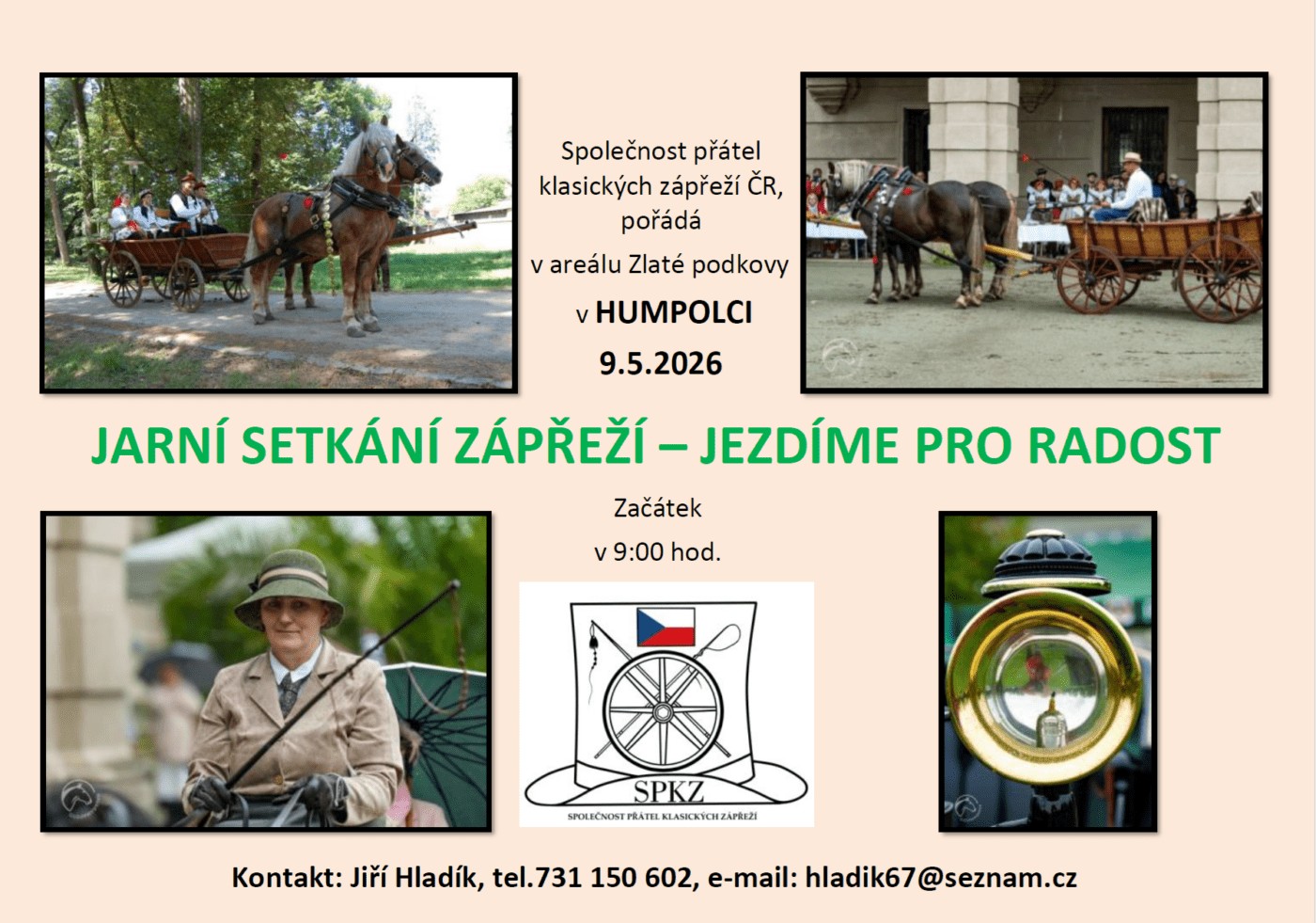 Jarní setkání zápřeží Humpolec 2026