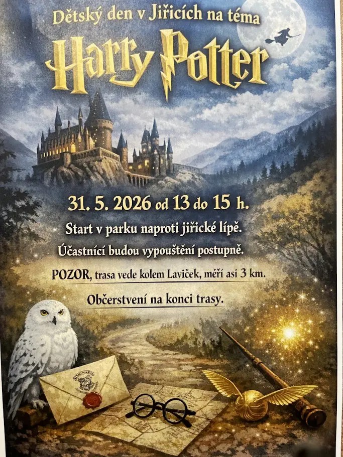Dětský den v Jiřicích na téma Harry Potter
