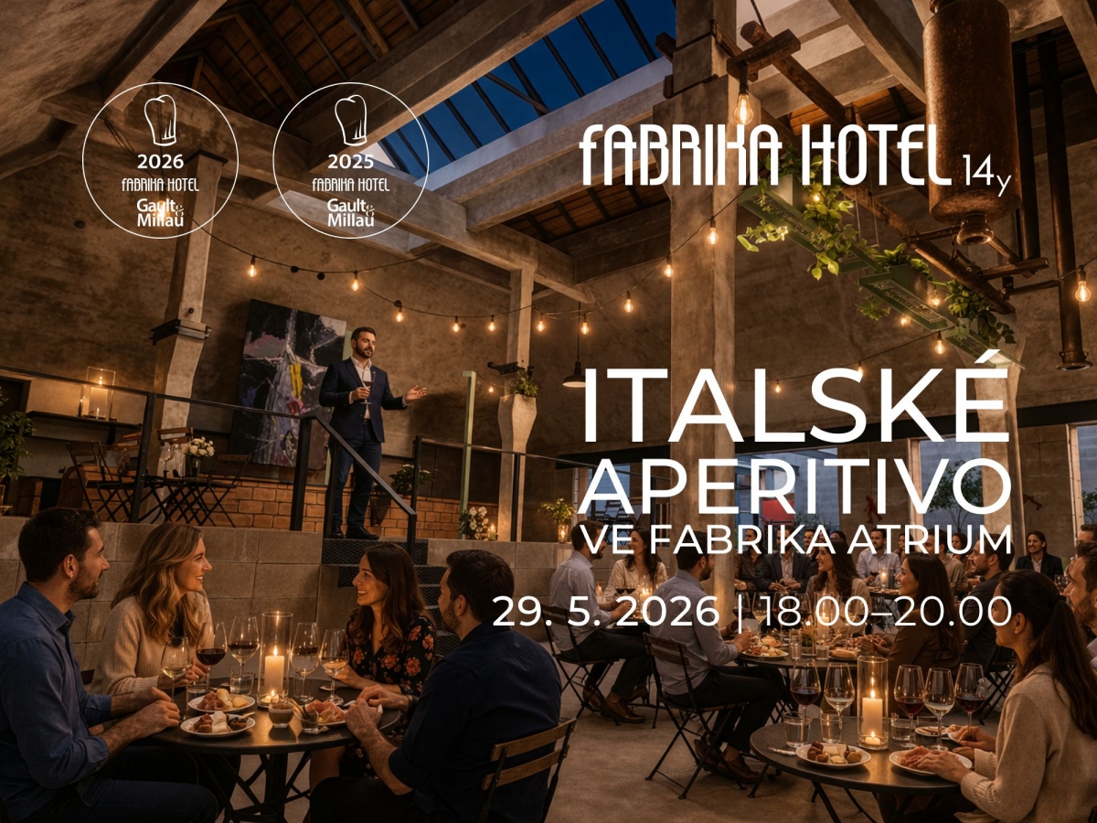 Italské Aperitivo ve fabrika ATRIUM