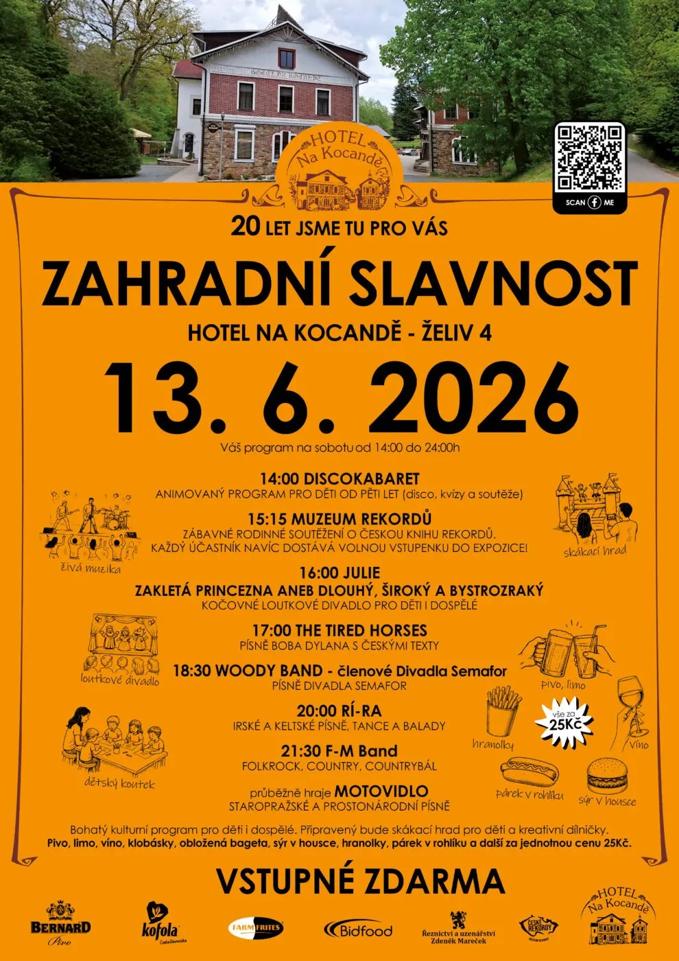 Kocanda 20 let s námi