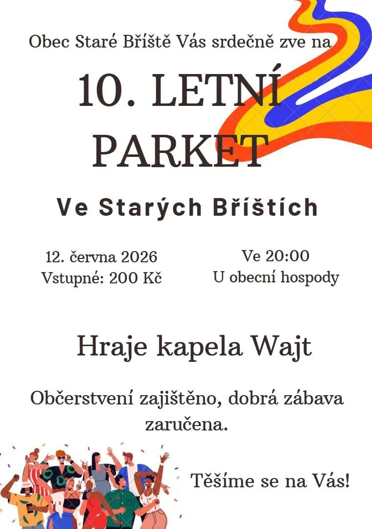Letní parket Staré Bříště