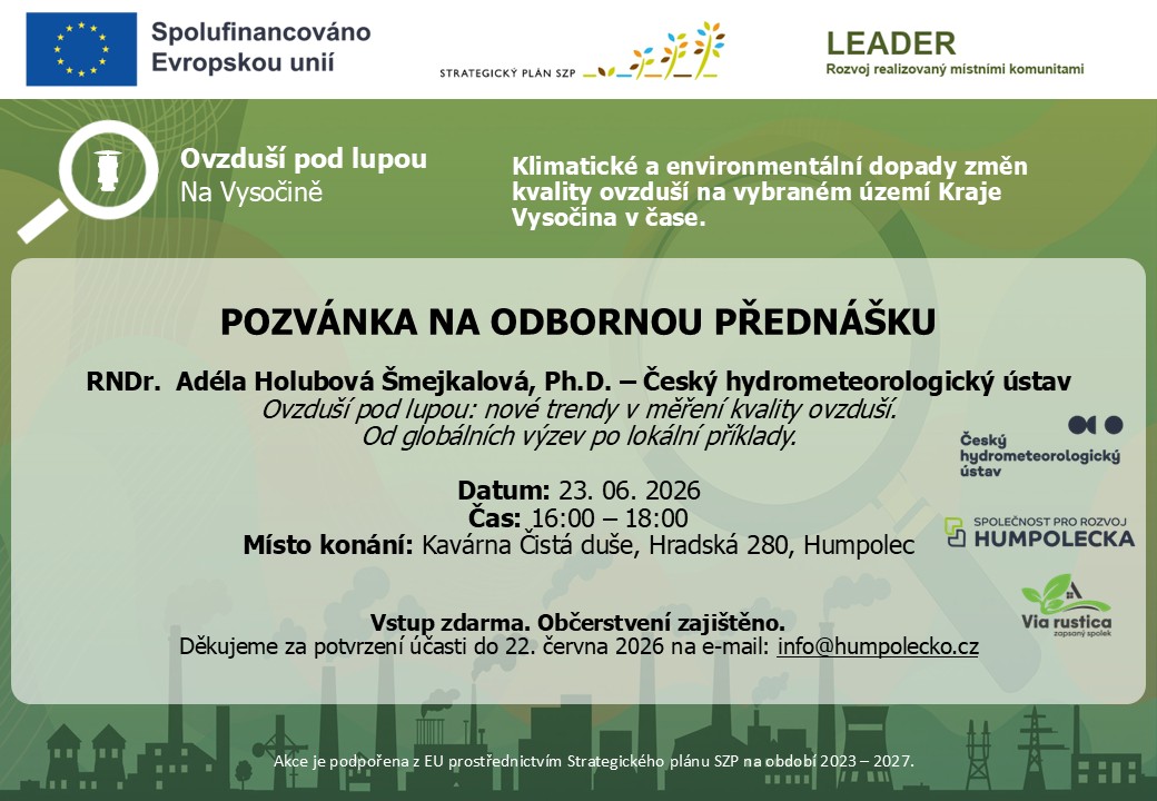 Ovzduší pod lupou: nové trendy v měření kvality ovzduší. Od globálních výzev po lokální příklady.