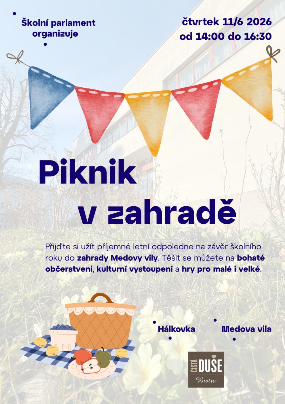 Piknik v zahradě