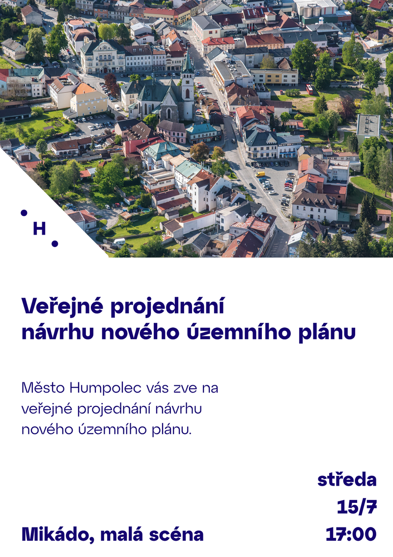 Veřejné projednání návrhu nového Územního plánu