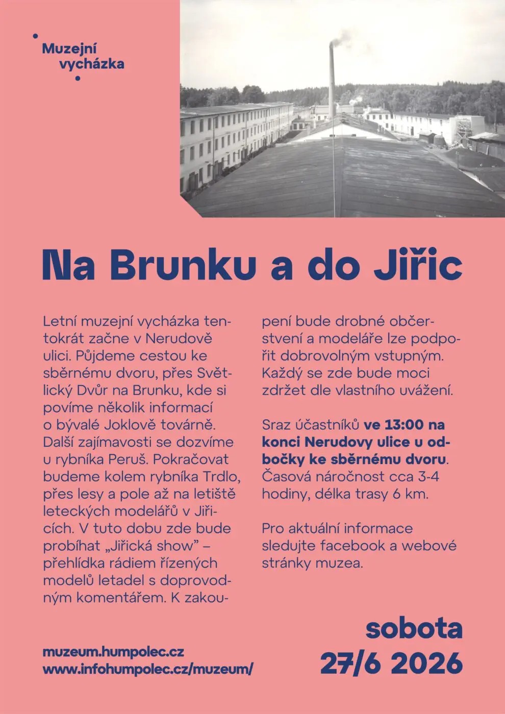 Muzejní vycházka – Na Brunku a do Jiřic