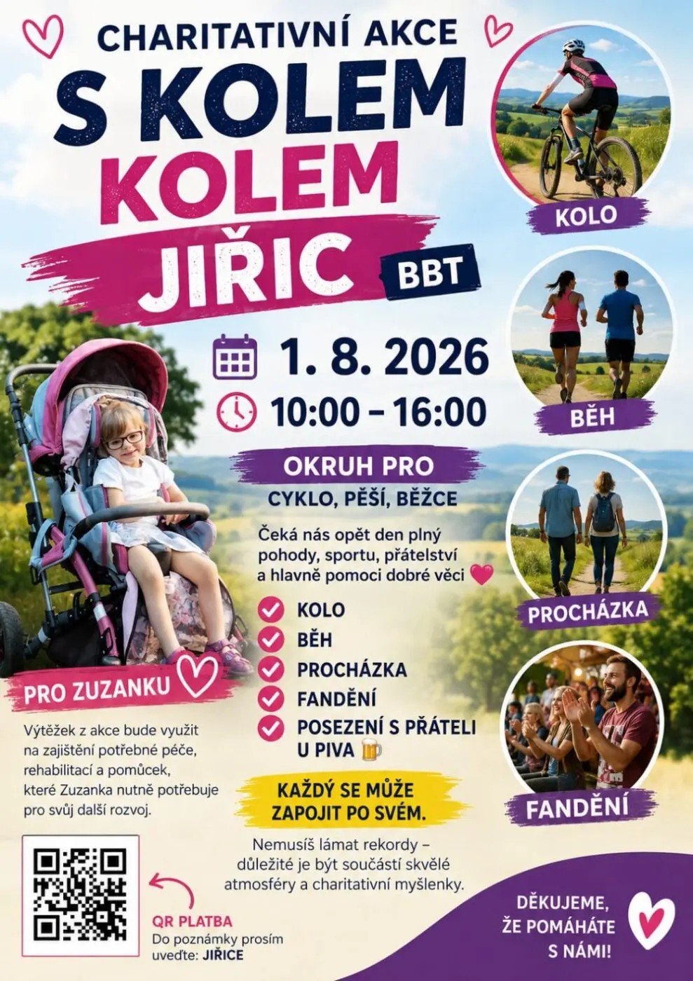 S kolem kolem Jiřic – charitativní akce