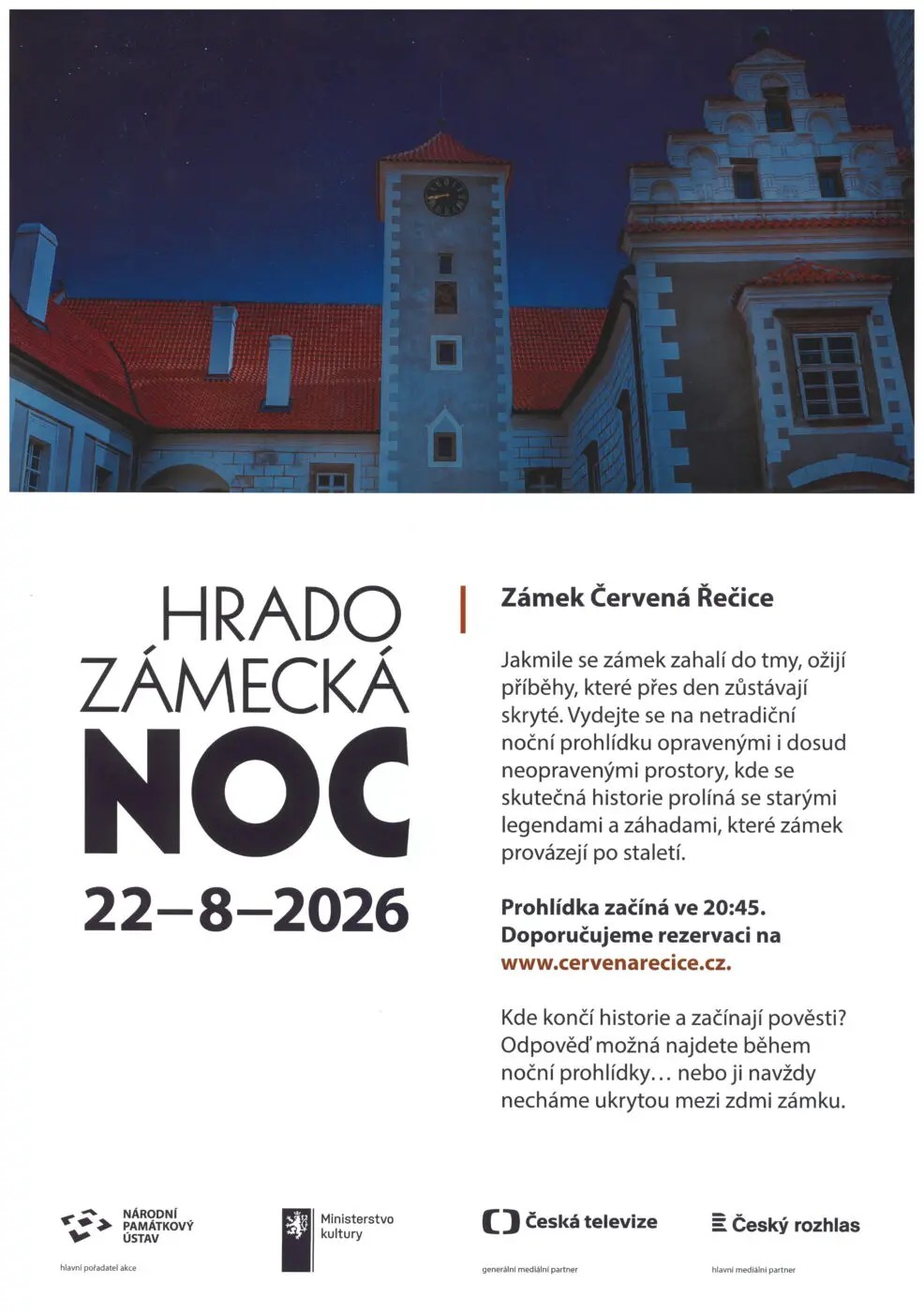 Hradozámecká noc v Červené Řečici