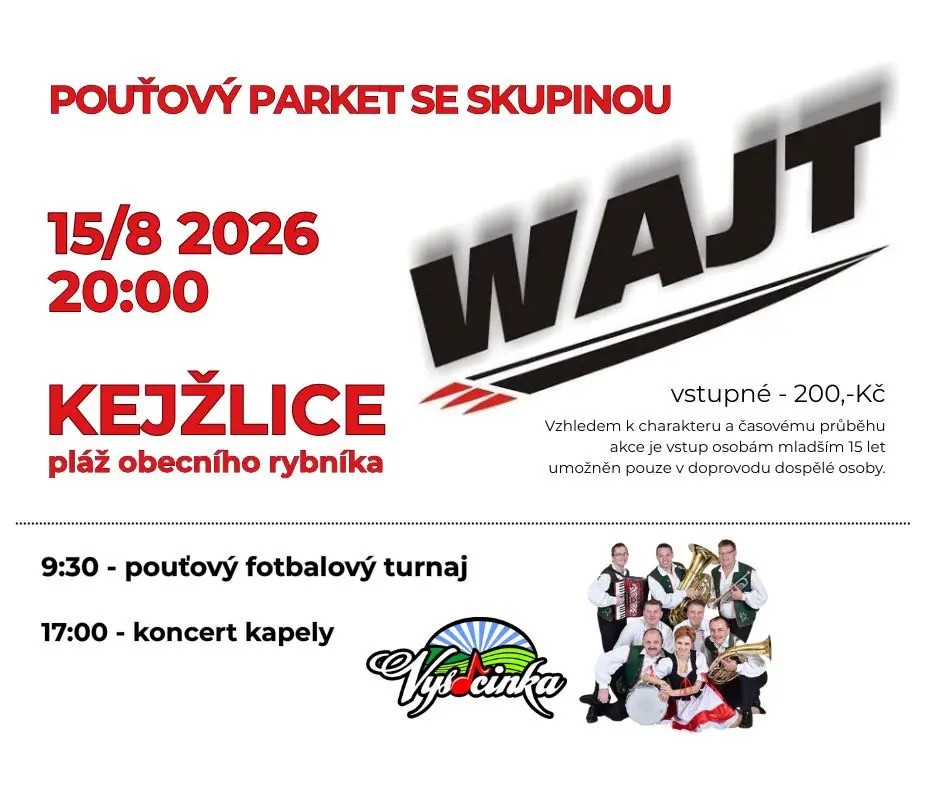 Pouťový parket se skupinou Wajt