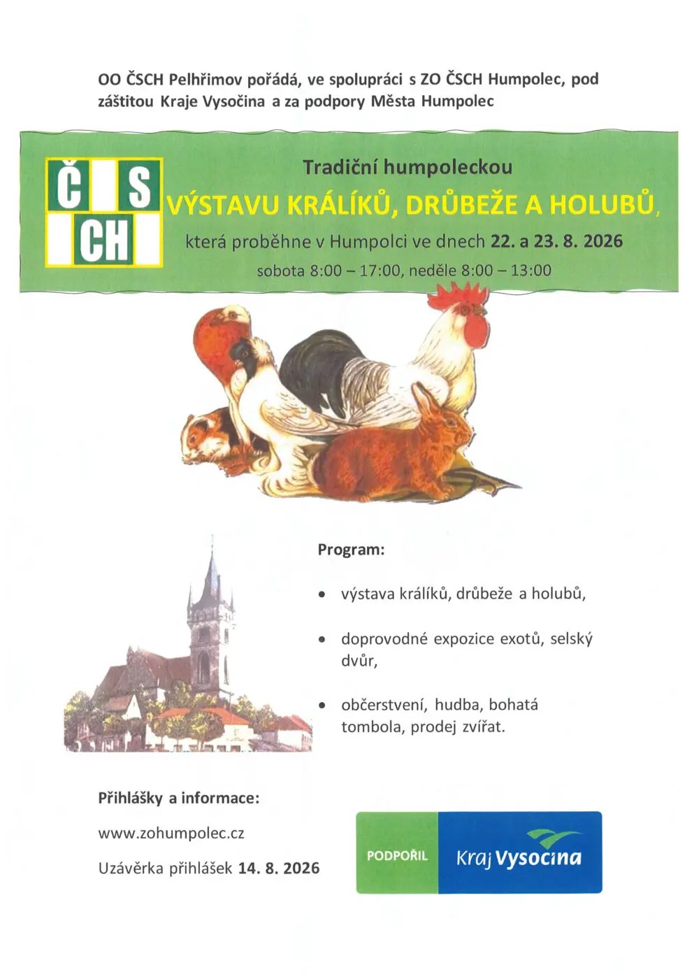 Výstava králíků, drůbeže a holubů