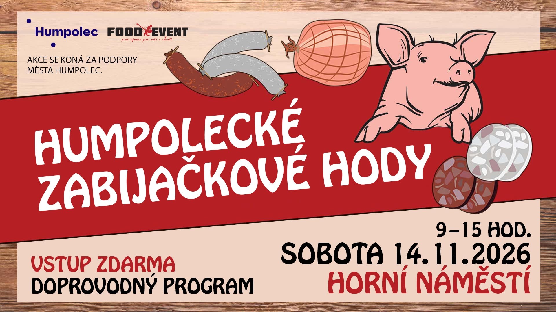 Humpolec provoní 5. ročník tradičních zabijačkových hodů!